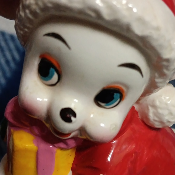 Vintage Ceramic Santa mouse - Picture 2 of 3
